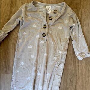 Lou Lou & Company Tan One Piece with White Accents